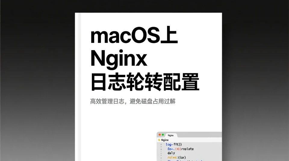 使用newsyslog管理MacOS上Nginx的日志